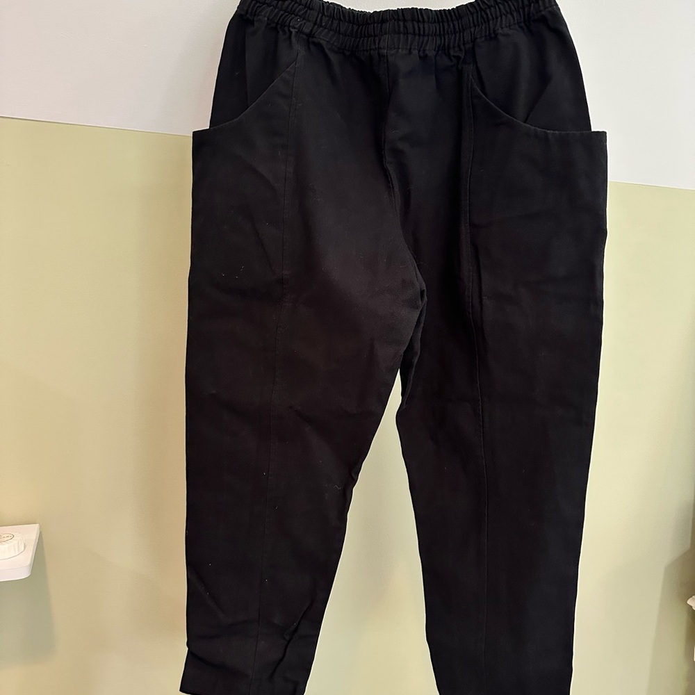 Elizabeth Suzann Black Clyde Work Pants